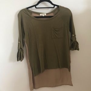 Monteau green long sleeve